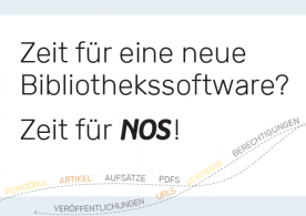 Grafik &quot;Zeit für eine neue Bibliothekssoftware? Zeit für NOS!&quot;